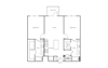 B2.2 Floorplan Floorplan showing the B2.2 Floorplan for The Margo